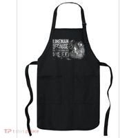 Lineman Because Quarterbacks Heroes Need American Football Apron thumb 0