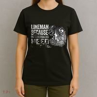 Lineman Because Quarterbacks Heroes Need American Football T-Shirt thumb 4