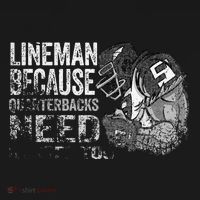 Lineman Because Quarterbacks Heroes Need American Football Women's Hoodie thumb 2