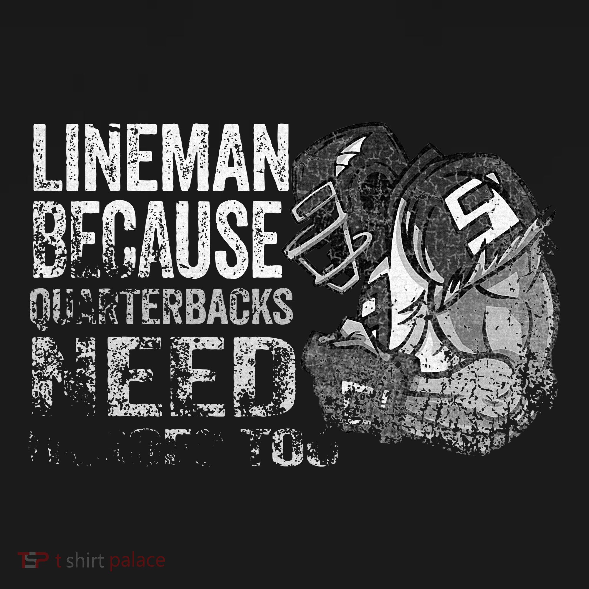 Lineman Because Quarterbacks Heroes Need American Football Women's Hoodie