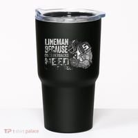 Lineman Because Quarterbacks Heroes Need American Football Tumbler thumb 0