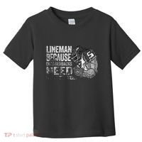 Lineman Because Quarterbacks Heroes Need American Football Toddler T-Shirt thumb 0