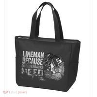 Lineman Because Quarterbacks Heroes Need American Football Tote Bag thumb 3
