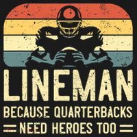 Lineman Because Quarterbacks Need Heroes Too Bucket Hat thumb 4