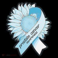 Light Blue Ribbon Sunflower Prostate Cancer Awareness Month Coffee Mug thumb 5