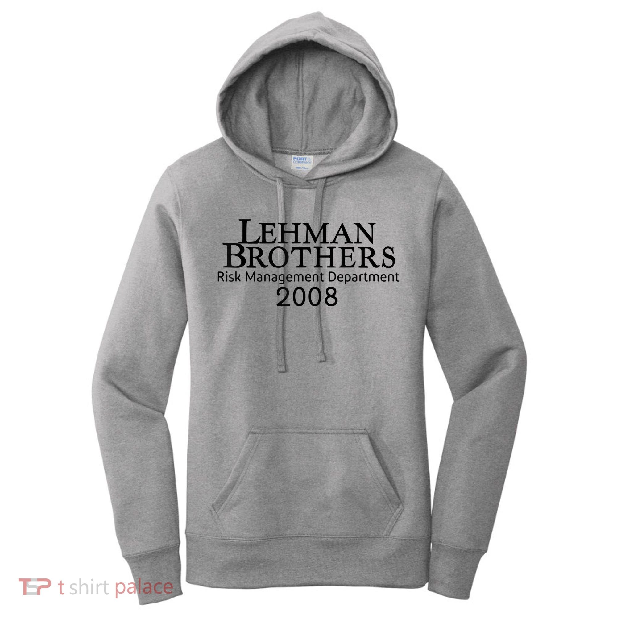 Lehman Brothers Risk Management Department 2008 Women's Hoodie