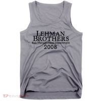 Lehman Brothers Risk Management Department 2008 Tank Top thumb 0