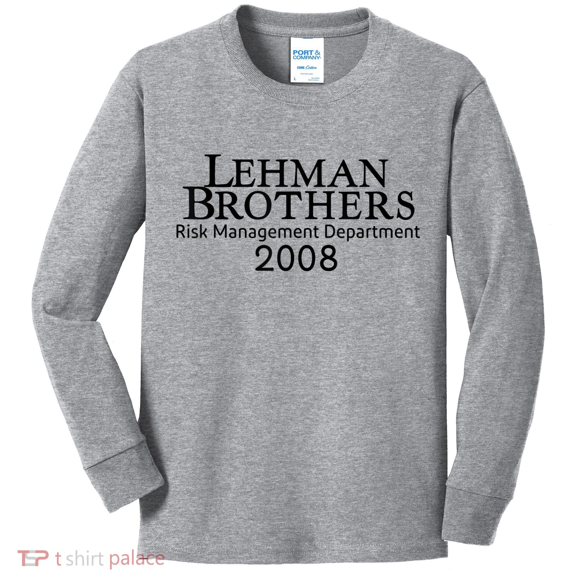 Lehman Brothers Risk Management Department 2008 Kids Long Sleeve Shirt