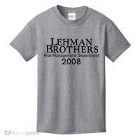 Lehman Brothers Risk Management Department 2008 Kids T-Shirt thumb 0