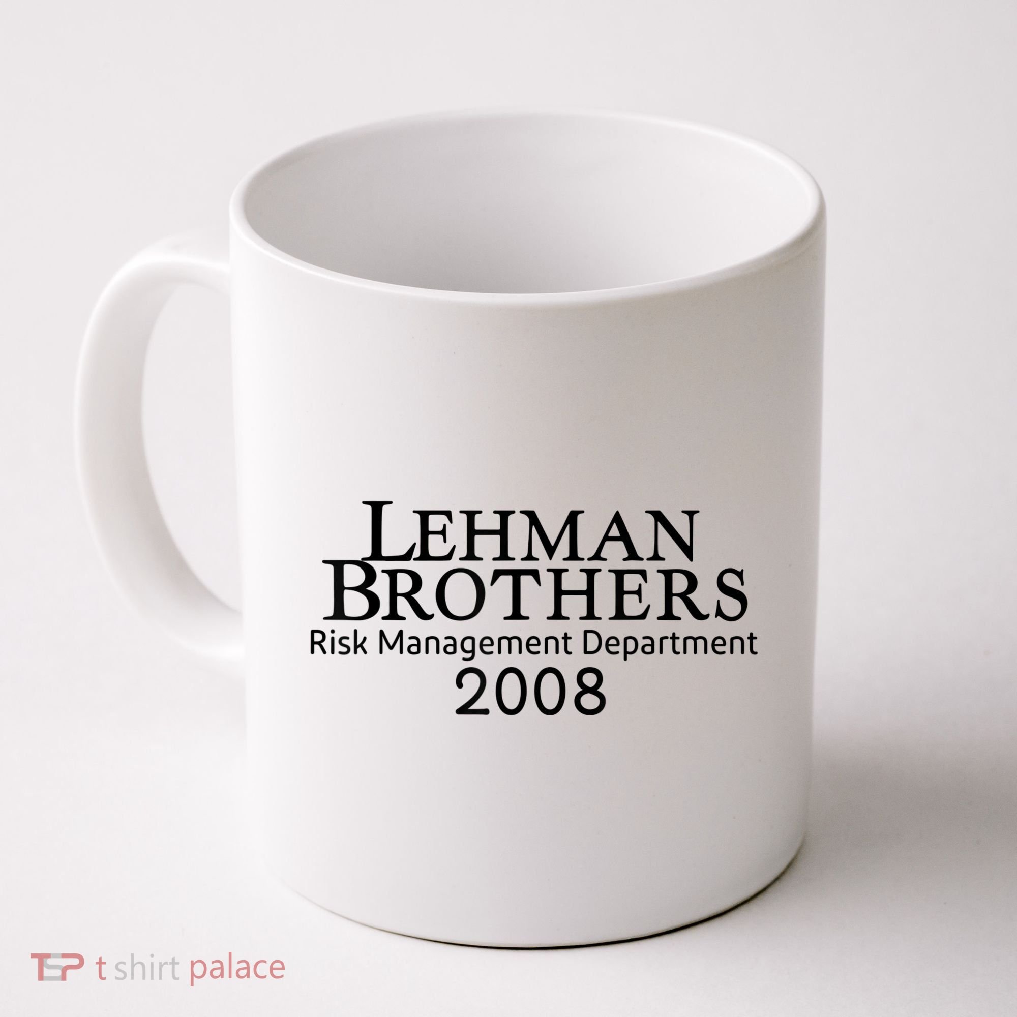 Lehman Brothers Risk Management Department 2008 Coffee Mug