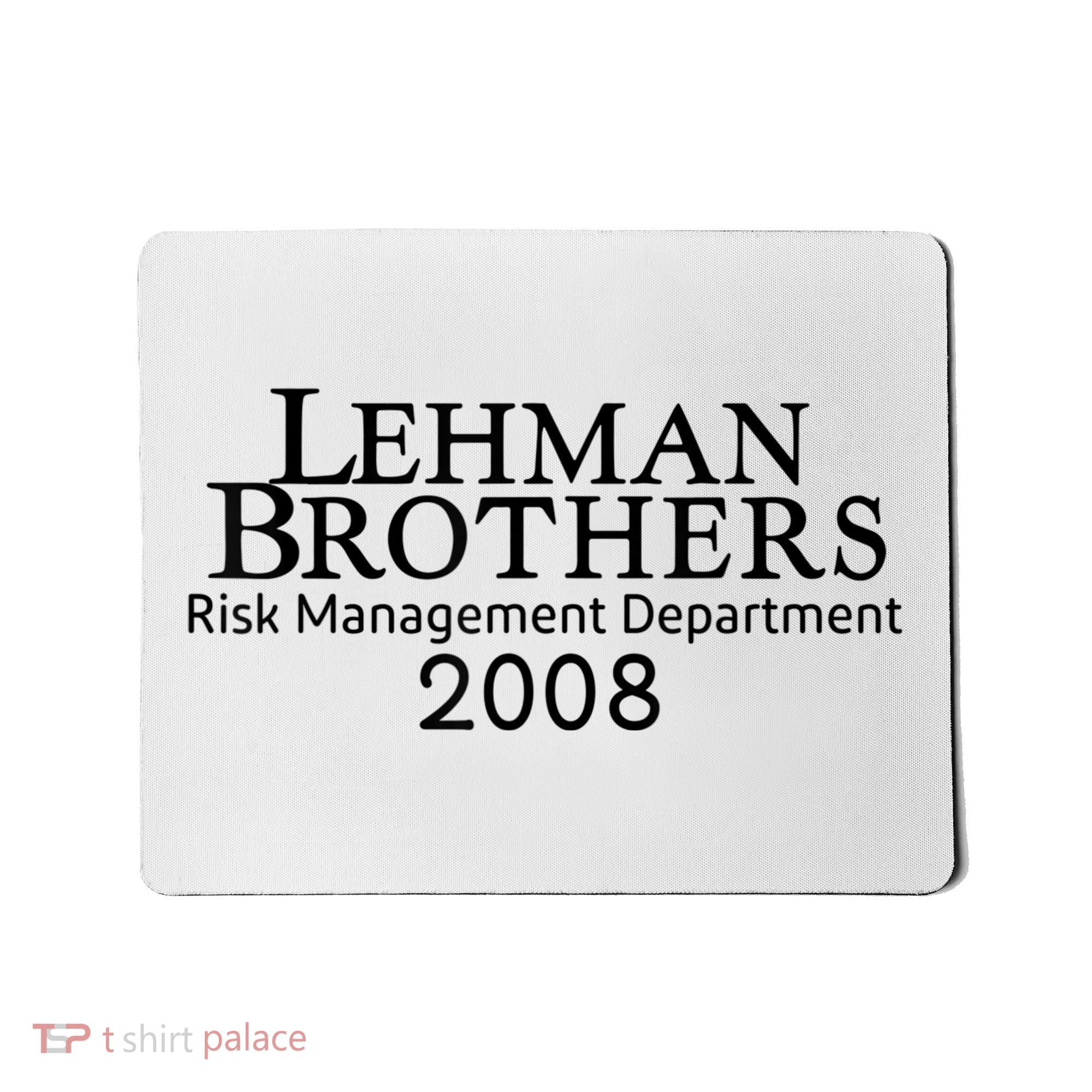 Lehman Brothers Risk Management Department 2008 Mousepad