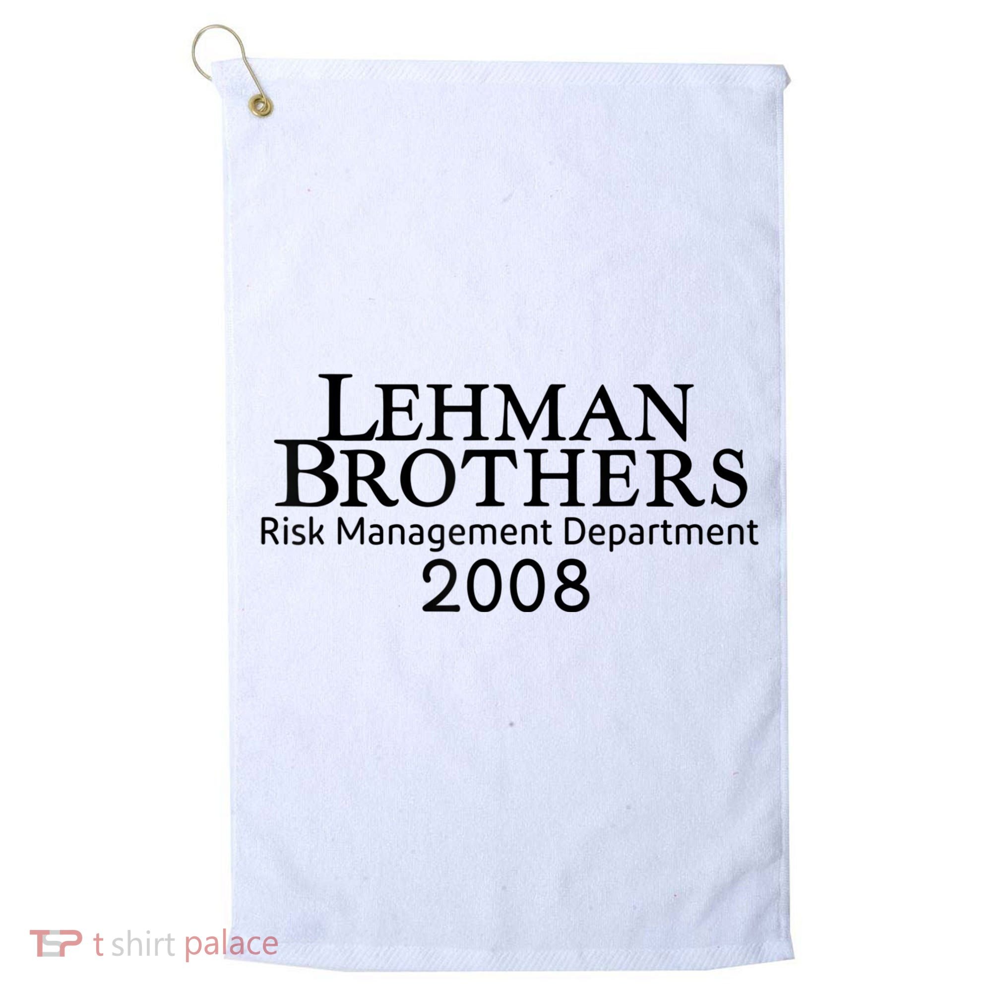 Lehman Brothers Risk Management Department 2008 Golf Towel