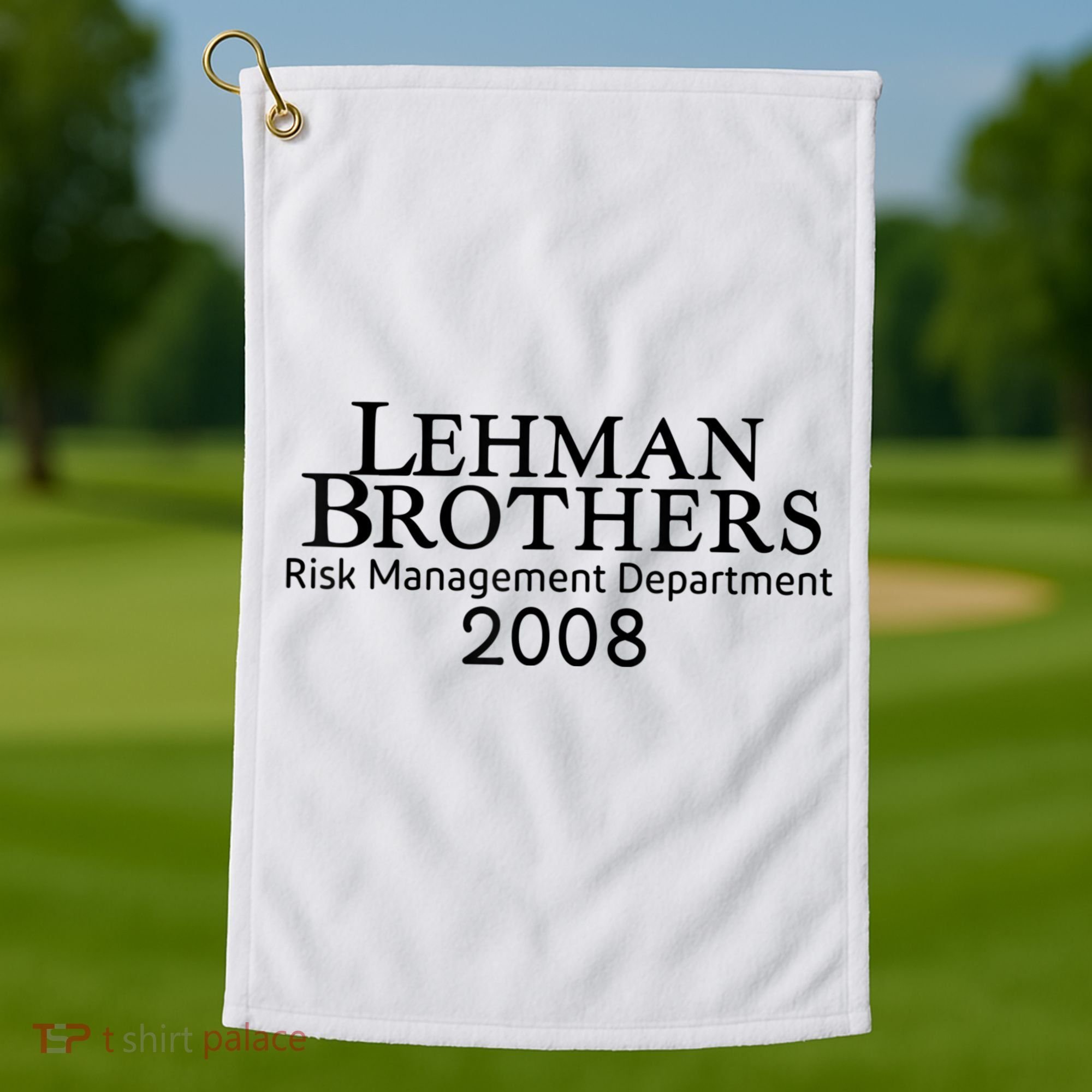 Lehman Brothers Risk Management Department 2008 Golf Towel