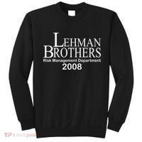 Lehman Brothers Risk Management Department 2008 Sweatshirt thumb 0