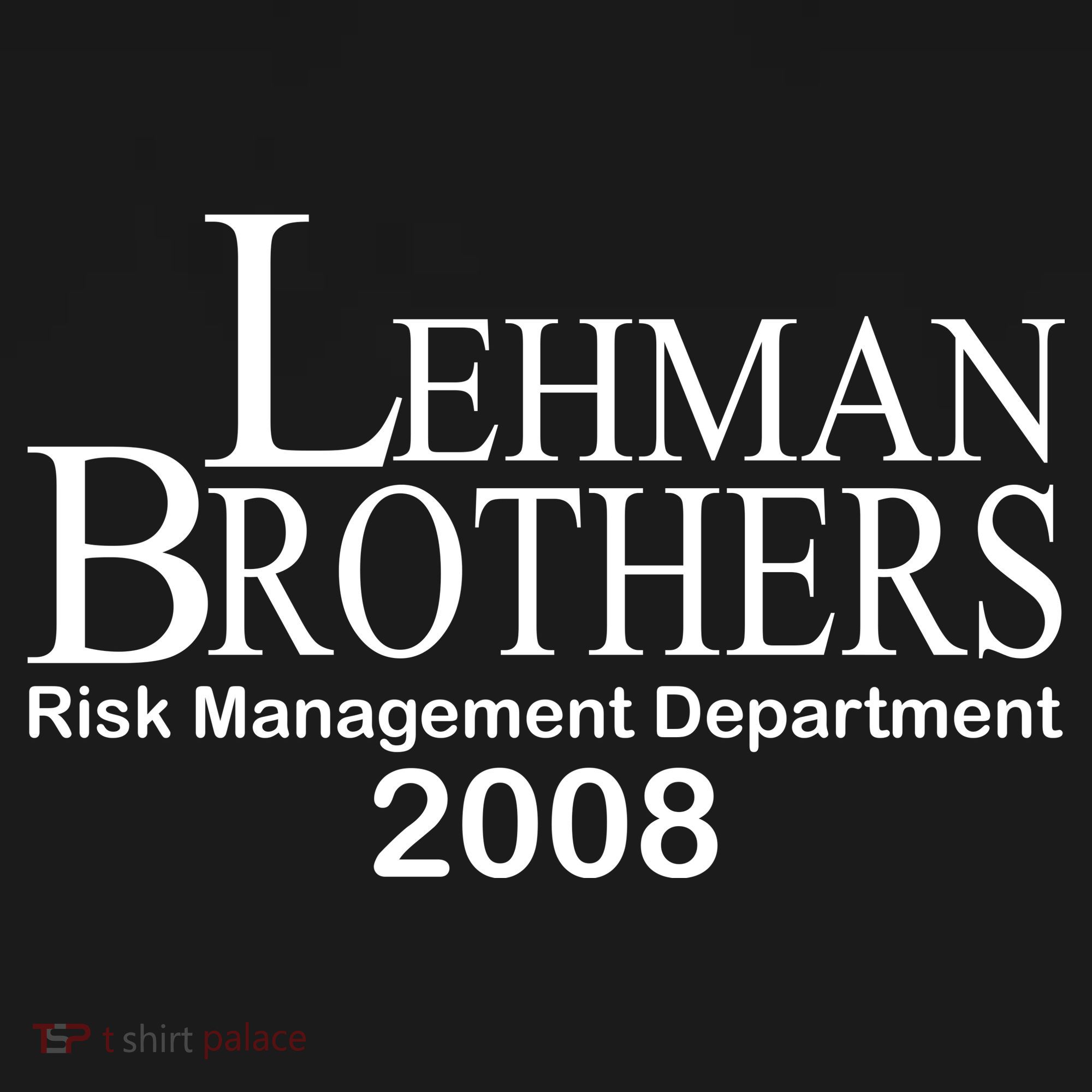Lehman Brothers Risk Management Department 2008 Ornament