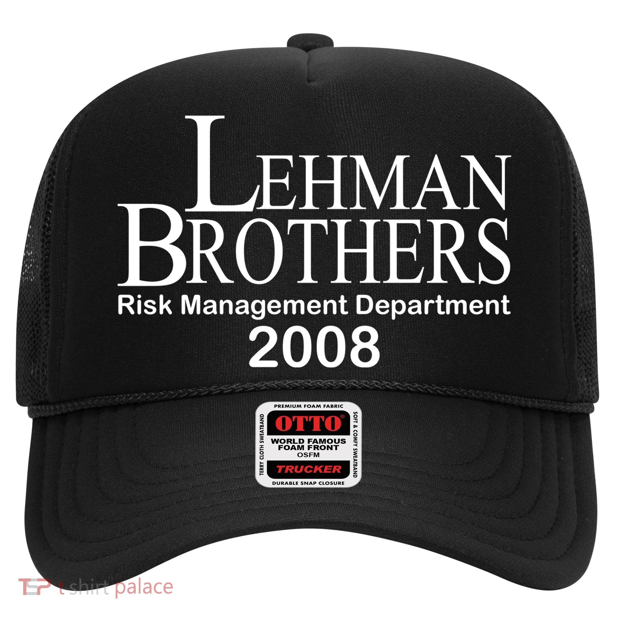 Lehman Brothers Risk Management Department 2008 Hat