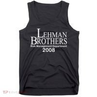 Lehman Brothers Risk Management Department 2008 Tank Top thumb 0