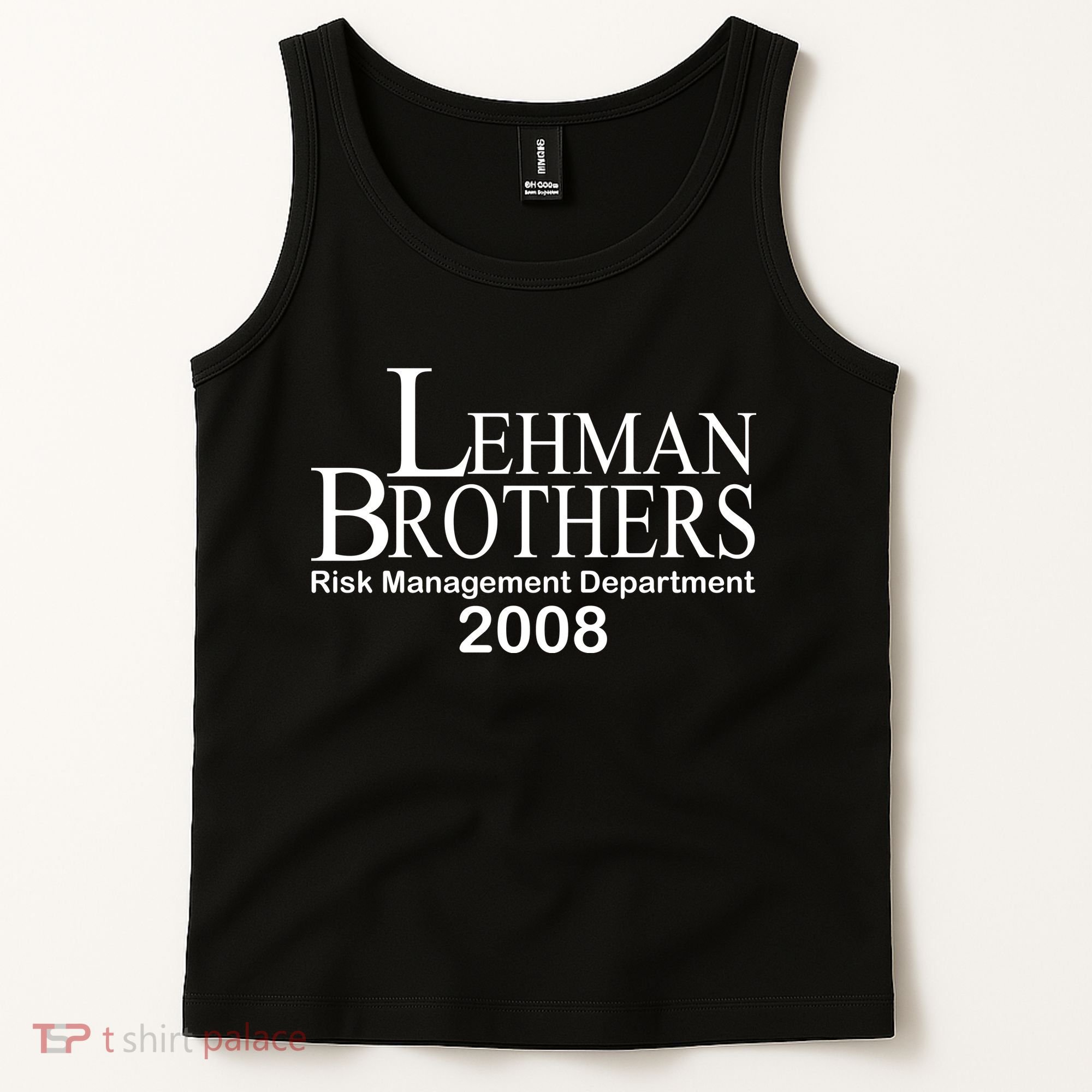 Lehman Brothers Risk Management Department 2008 Tank Top