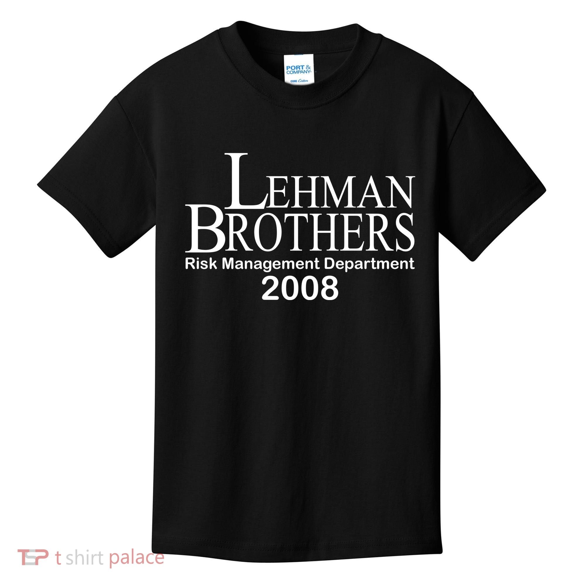 Lehman Brothers Risk Management Department 2008 Kids T-Shirt