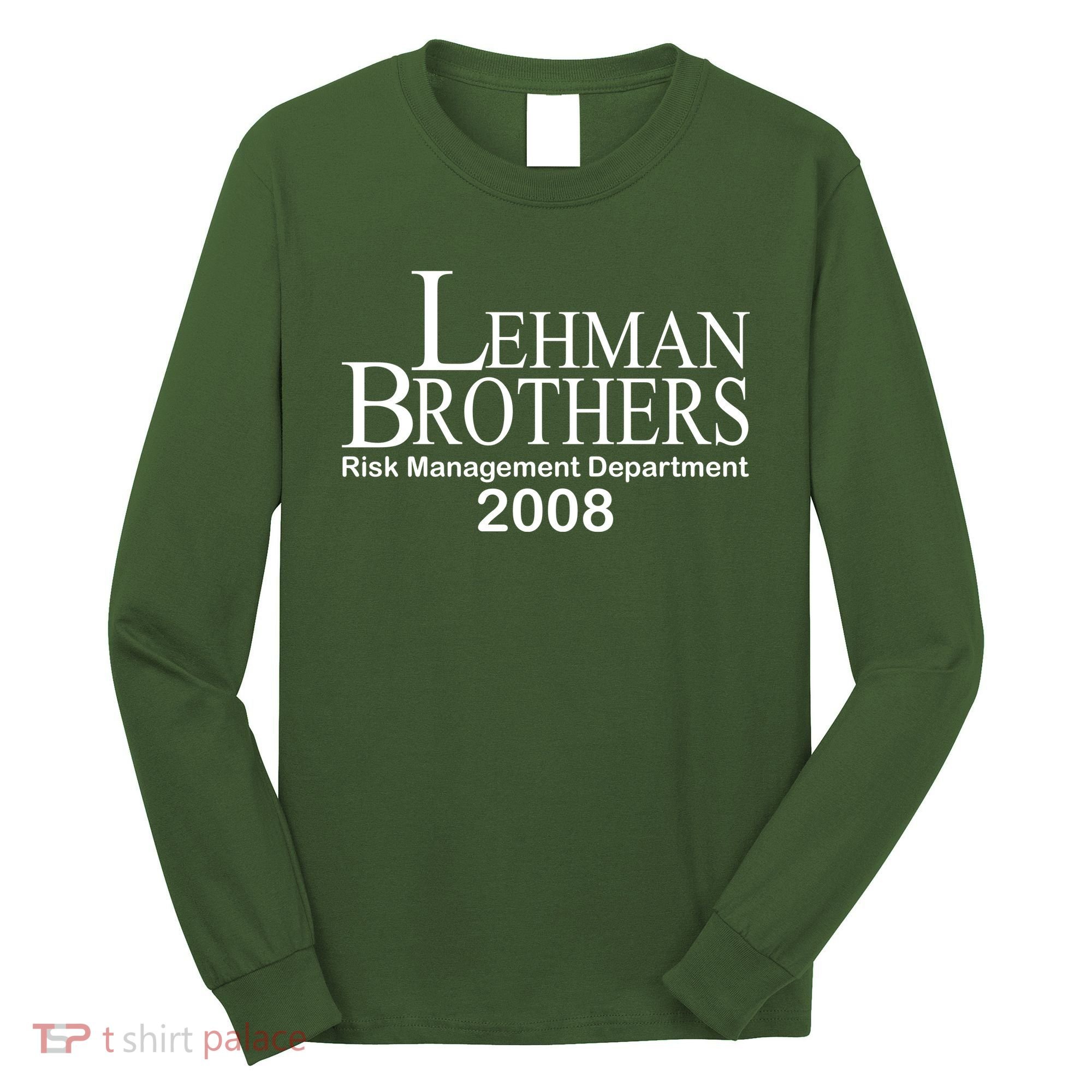 Lehman Brothers Risk Management Department 2008 Long Sleeve Shirt