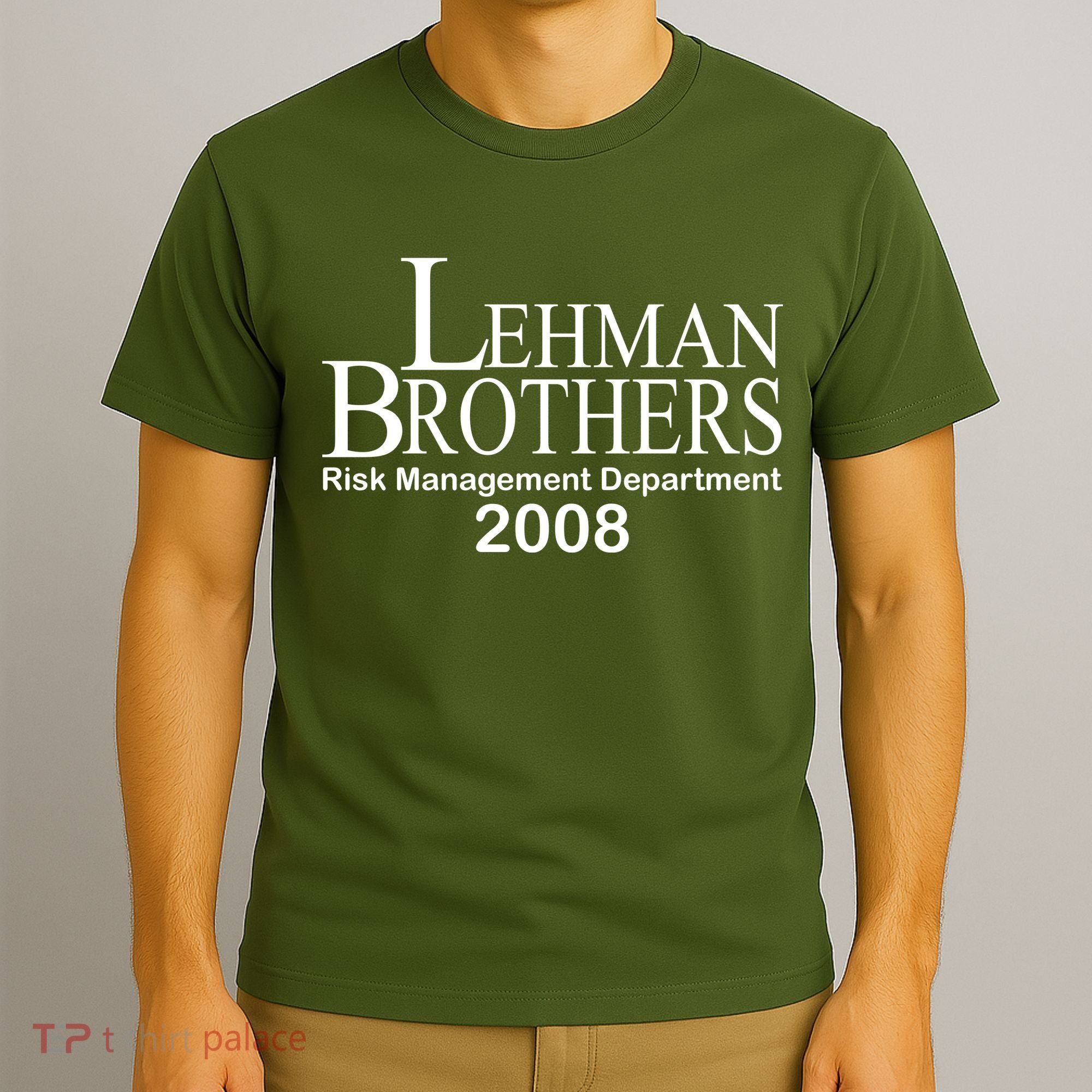 Lehman Brothers Risk Management Department 2008 T-Shirt