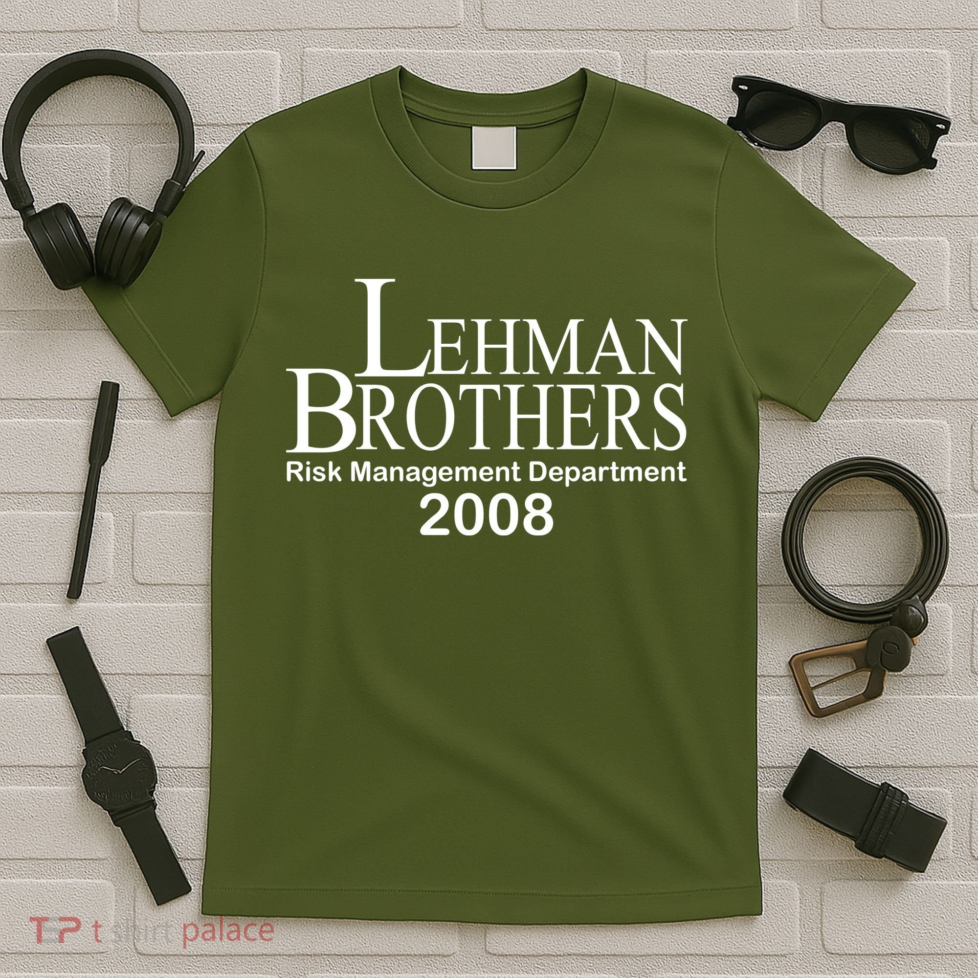 Lehman Brothers Risk Management Department 2008 T-Shirt
