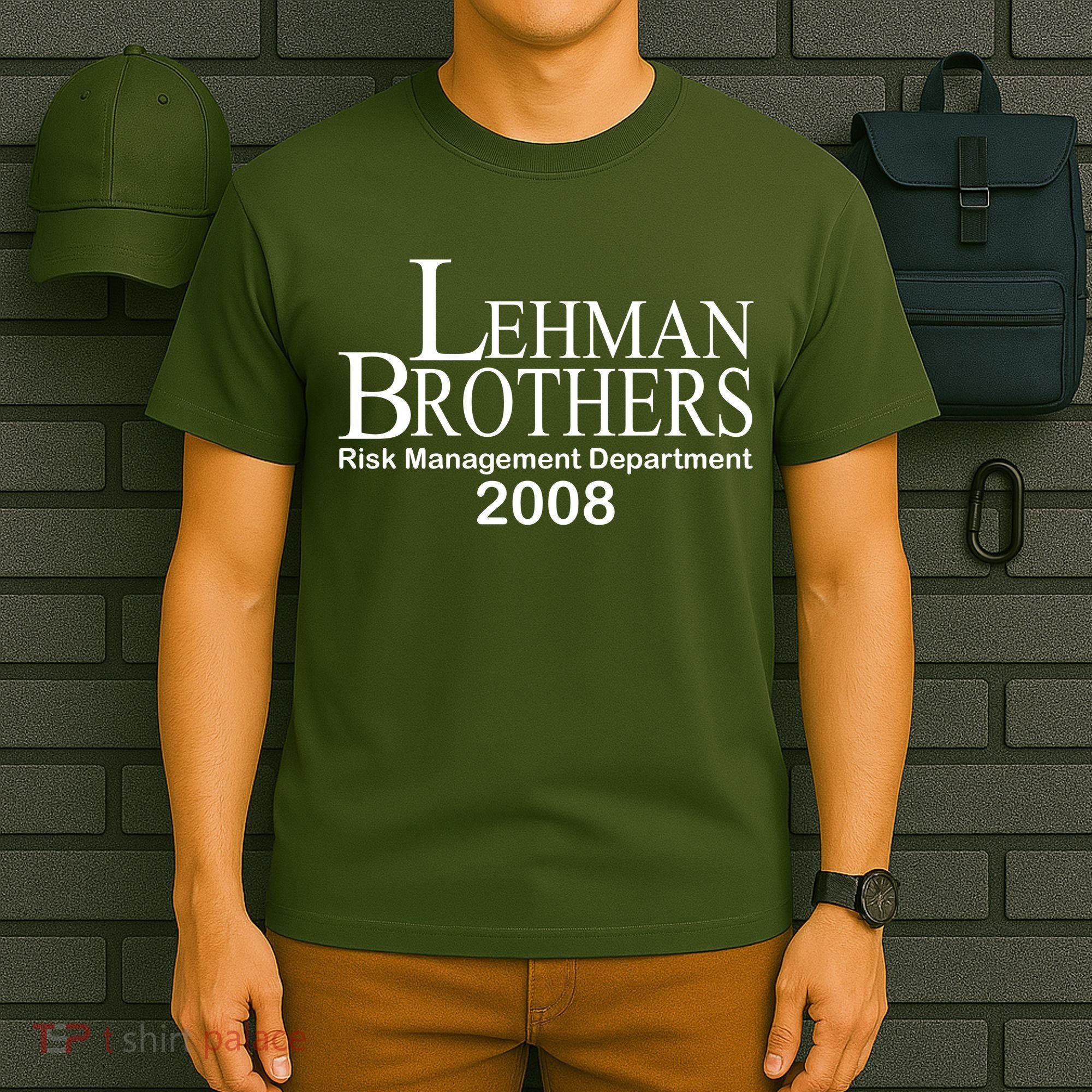 Lehman Brothers Risk Management Department 2008 T-Shirt