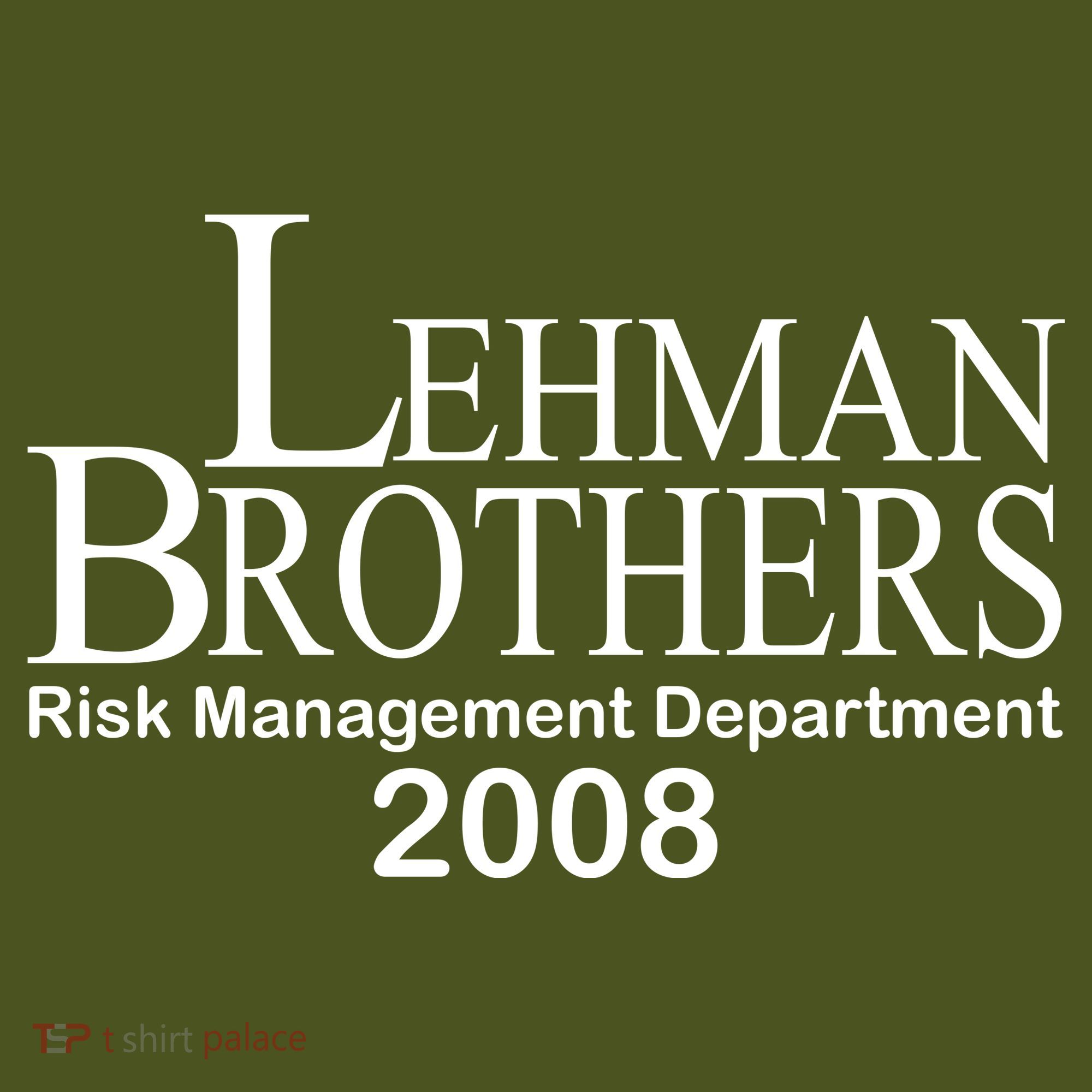 Lehman Brothers Risk Management Department 2008 Backpack