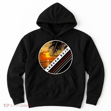 Labuan Bajo Retro Sunset Hoodie