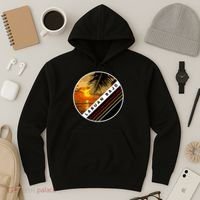 Labuan Bajo Retro Sunset Hoodie thumb 3