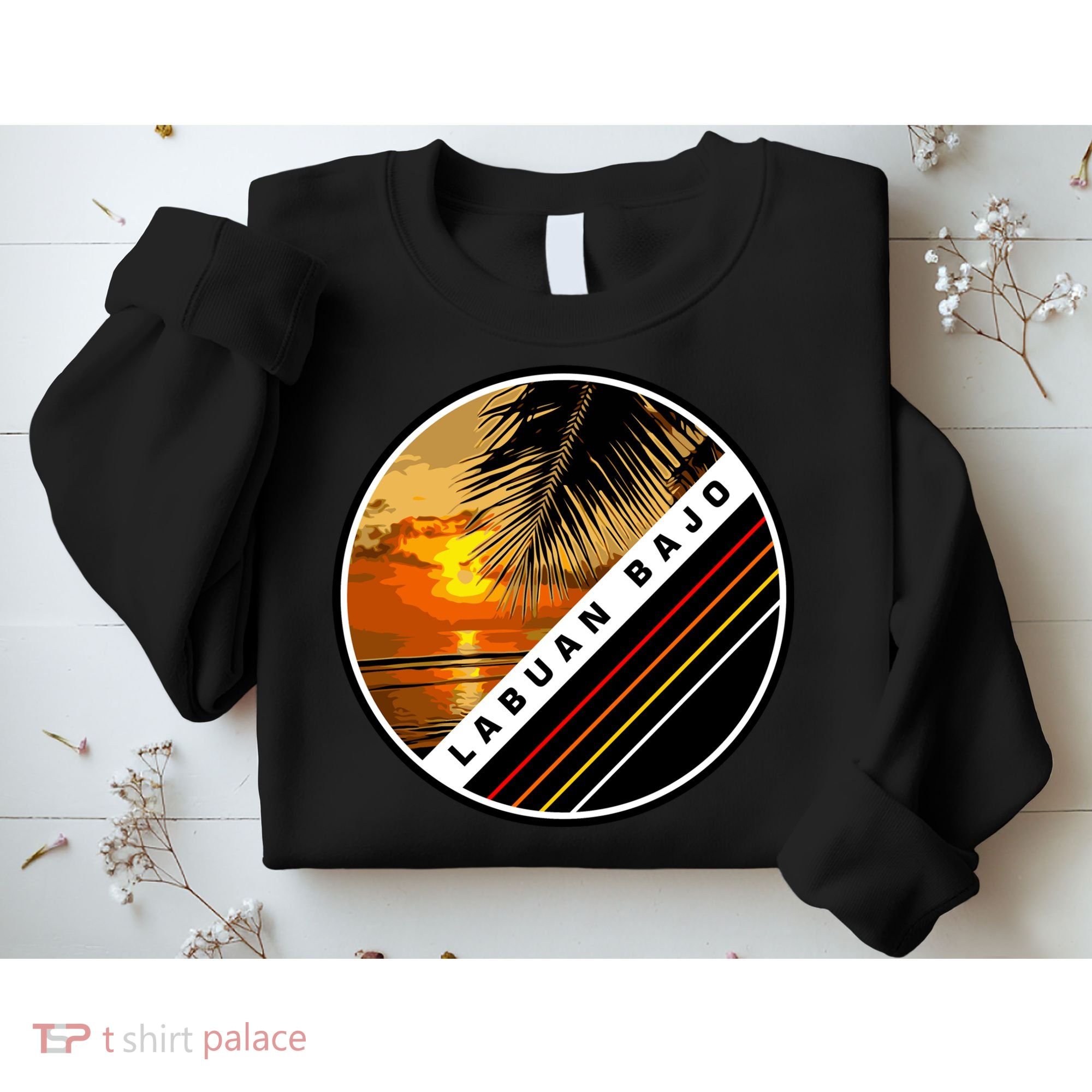 Labuan Bajo Retro Sunset Sweatshirt