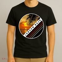 Labuan Bajo Retro Sunset T-Shirt thumb 3