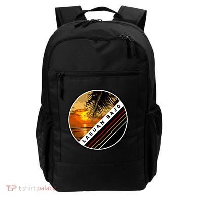 Labuan Bajo Retro Sunset Backpack