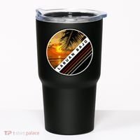 Labuan Bajo Retro Sunset Tumbler thumb 0