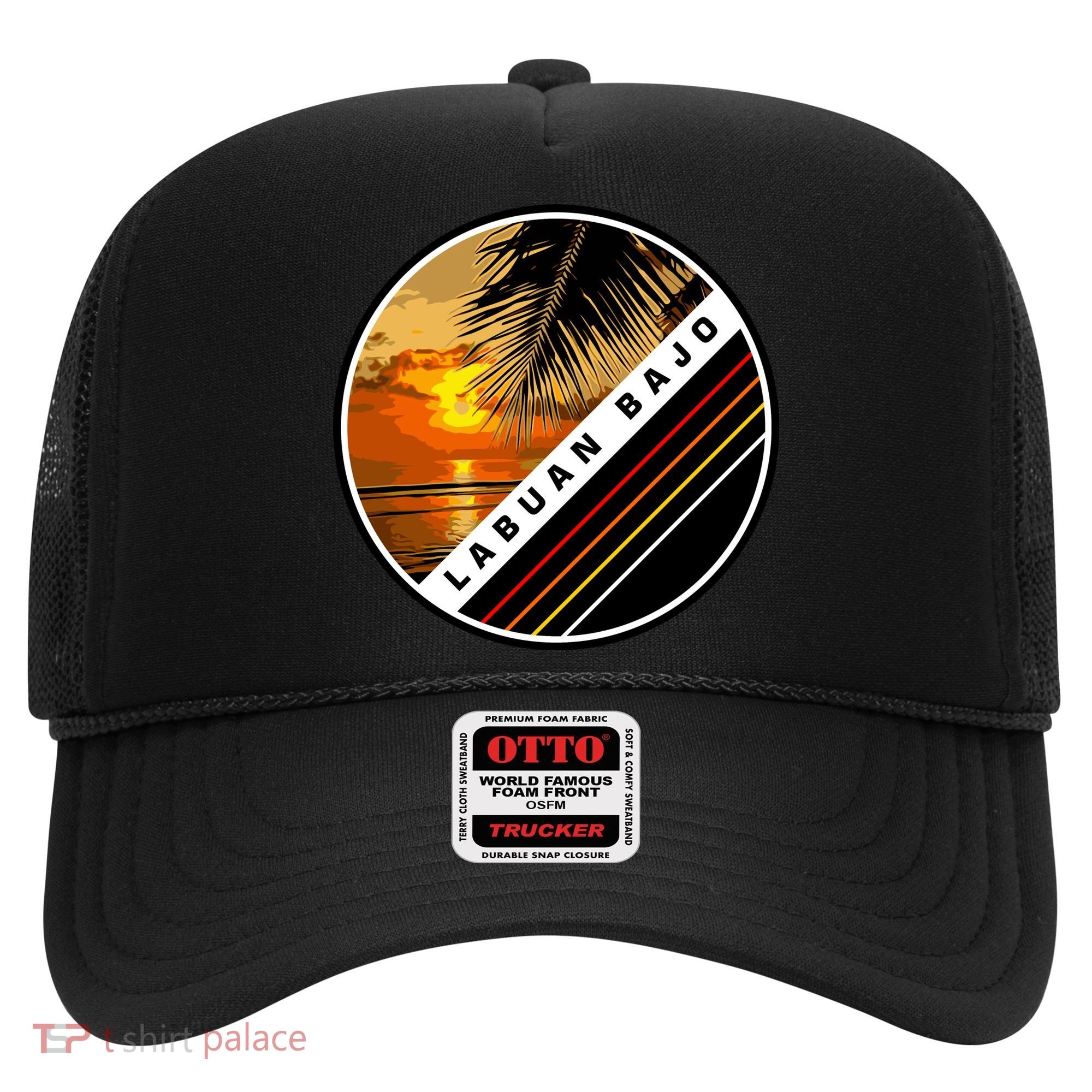 Labuan Bajo Retro Sunset Hat