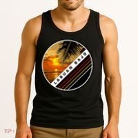 Labuan Bajo Retro Sunset Tank Top thumb 3