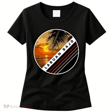 Labuan Bajo Retro Sunset Women's T-Shirt
