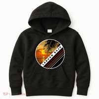 Labuan Bajo Retro Sunset Kids Hoodie thumb 0