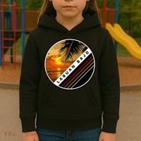 Labuan Bajo Retro Sunset Kids Hoodie thumb 3