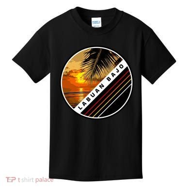 Labuan Bajo Retro Sunset Kids T-Shirt