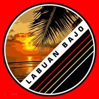 Labuan Bajo Retro Sunset Santa Hat thumb 1