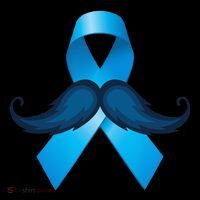 Light Blue Ribbon Mustache Prostate Cancer Awareness Bucket Hat thumb 4
