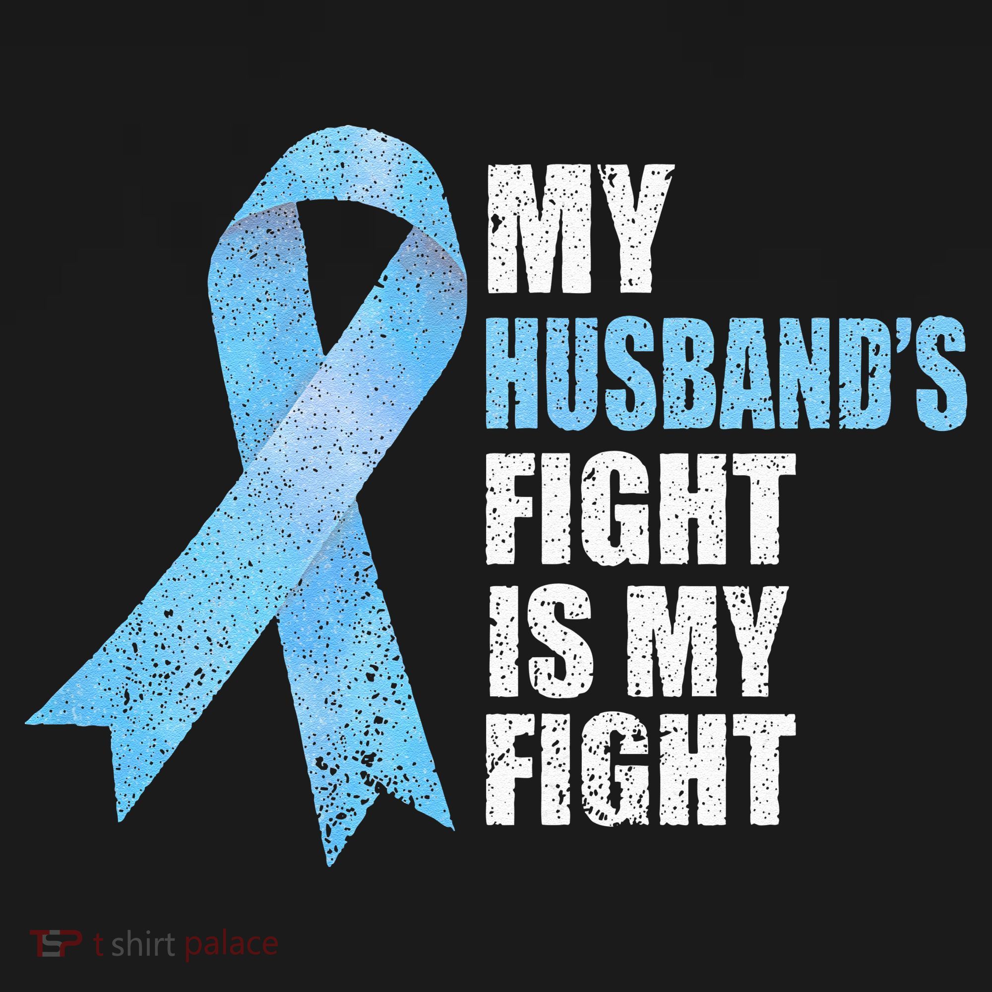 Light Blue Ribbon Supporter Wife Prostate Cancer Awareness Sweatshirt