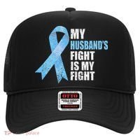 Light Blue Ribbon Supporter Wife Prostate Cancer Awareness Hat thumb 0