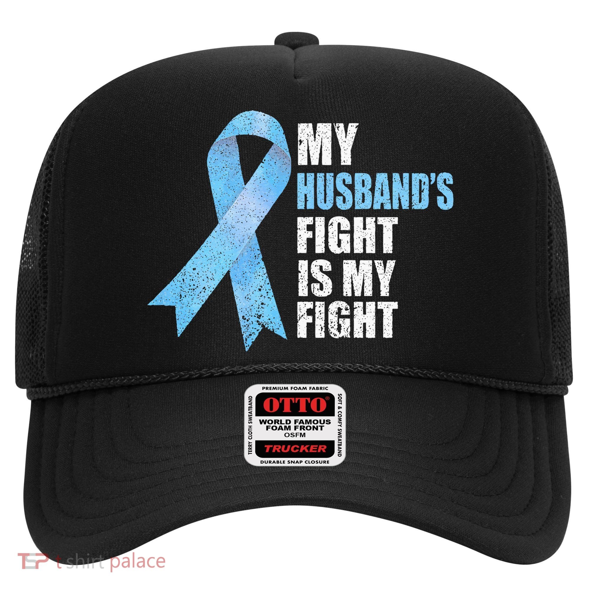 Light Blue Ribbon Supporter Wife Prostate Cancer Awareness Hat