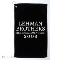 Lehman Brothers Risk Management Dept 2008 Meme Golf Towel thumb 0