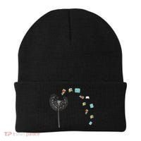 Library Books Reading Lover Gift Dandelion Book Reading Gift Beanie thumb 0