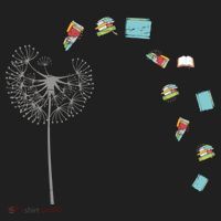 Library Books Reading Lover Gift Dandelion Book Reading Gift Beanie thumb 2