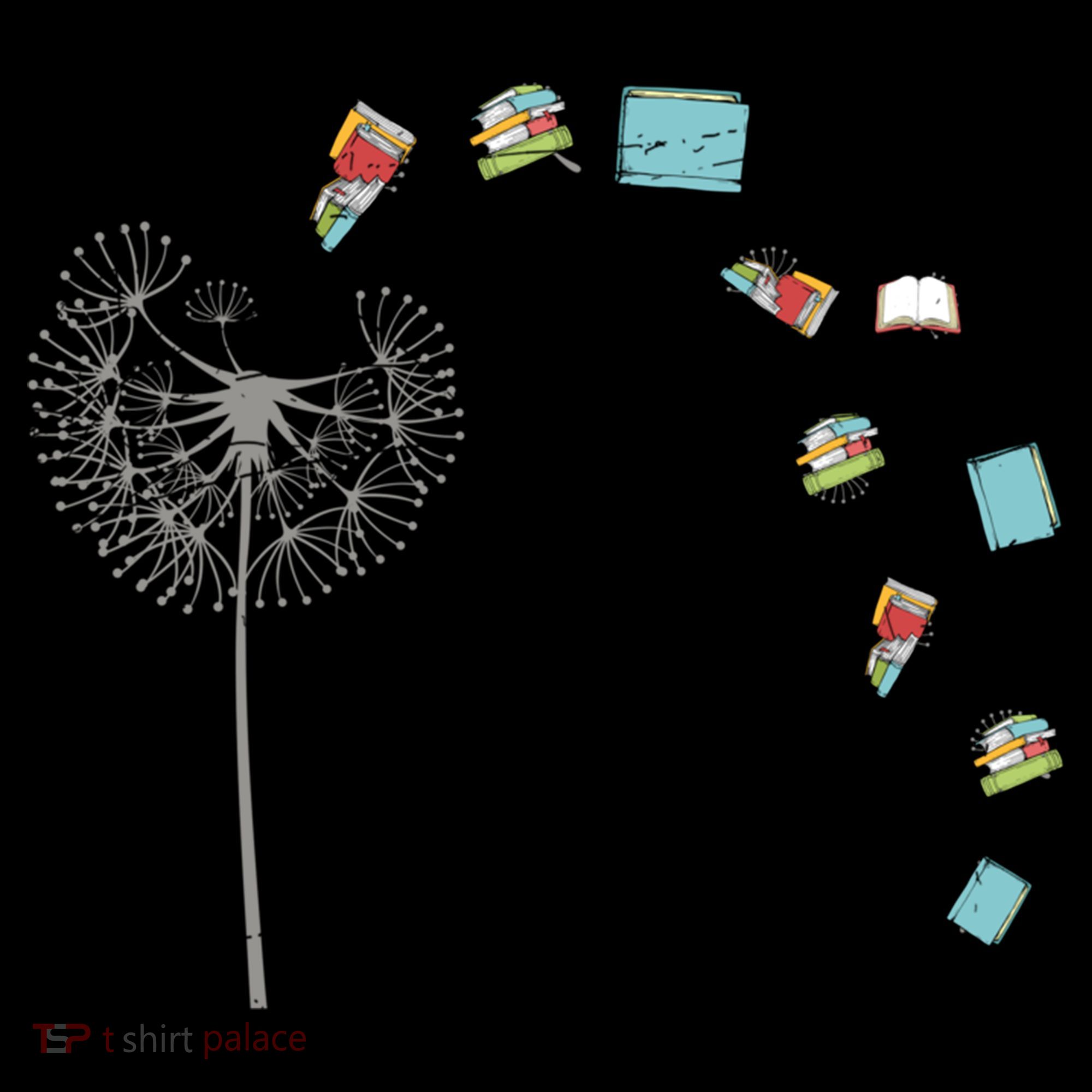 Library Books Reading Lover Gift Dandelion Book Reading Gift Ornament