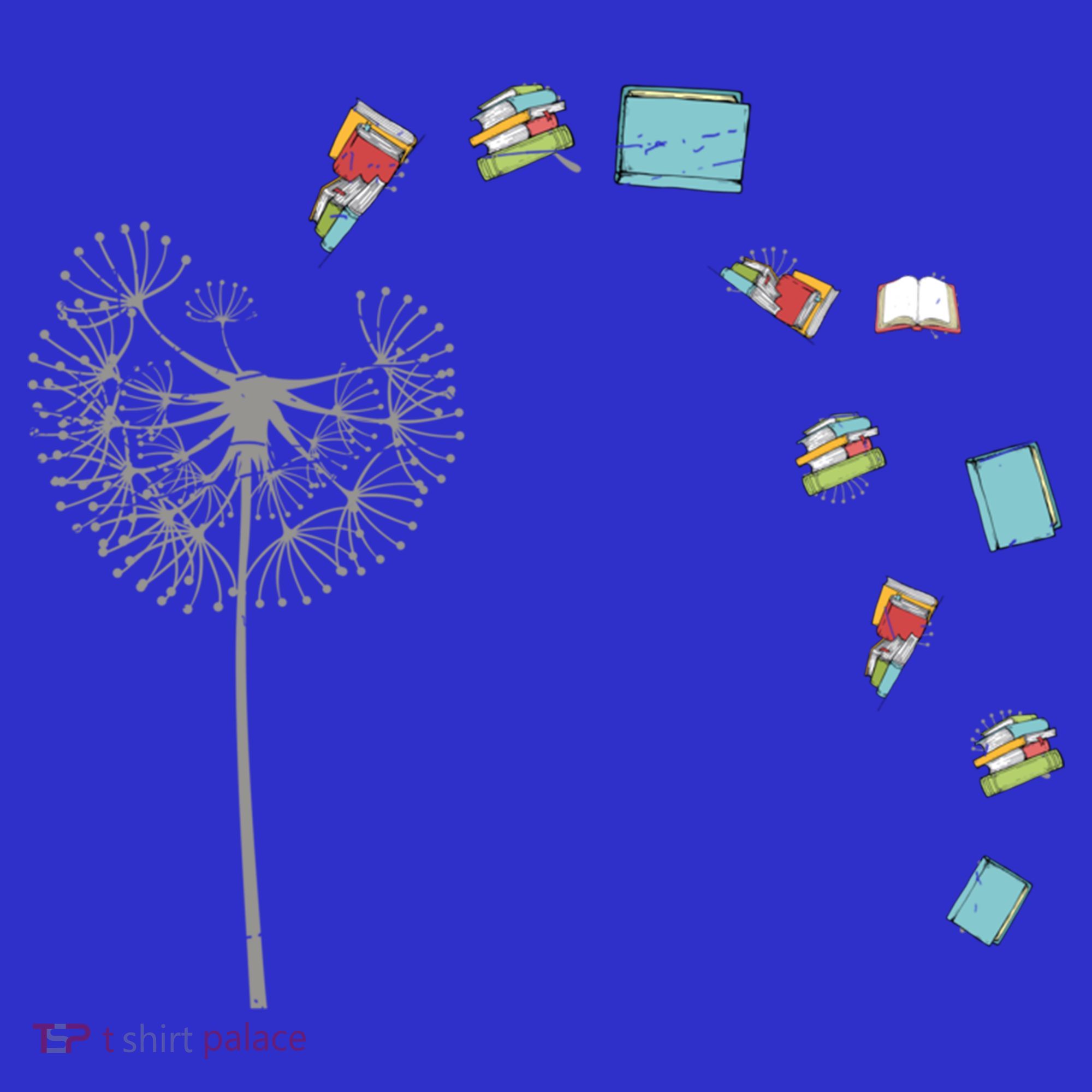 Library Books Reading Lover Gift Dandelion Book Reading Gift Coaster